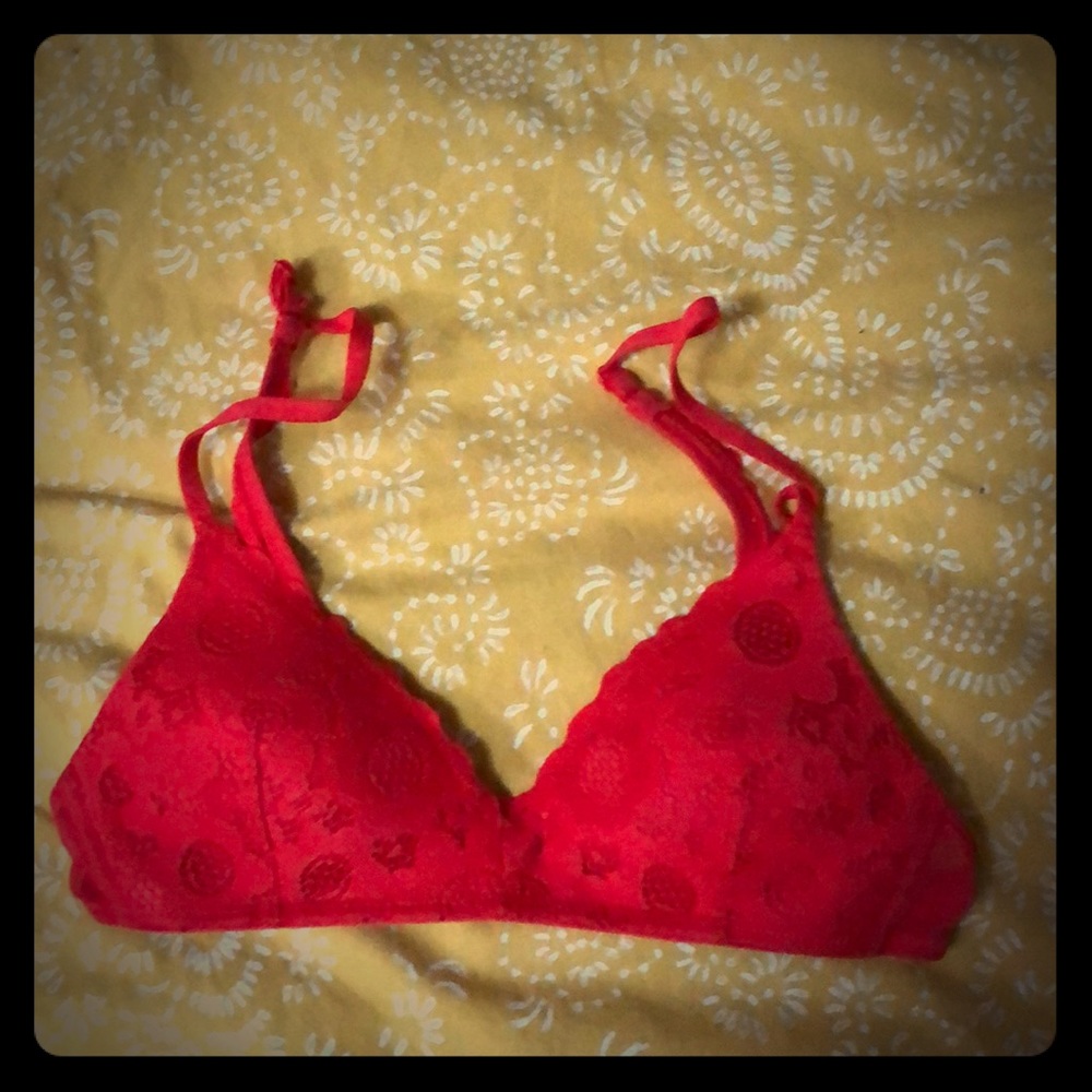 Aerie Red Bra - size 32A